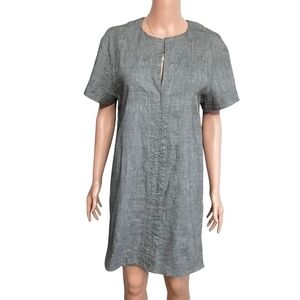 Theory Casual Linen Dress Womens Medium